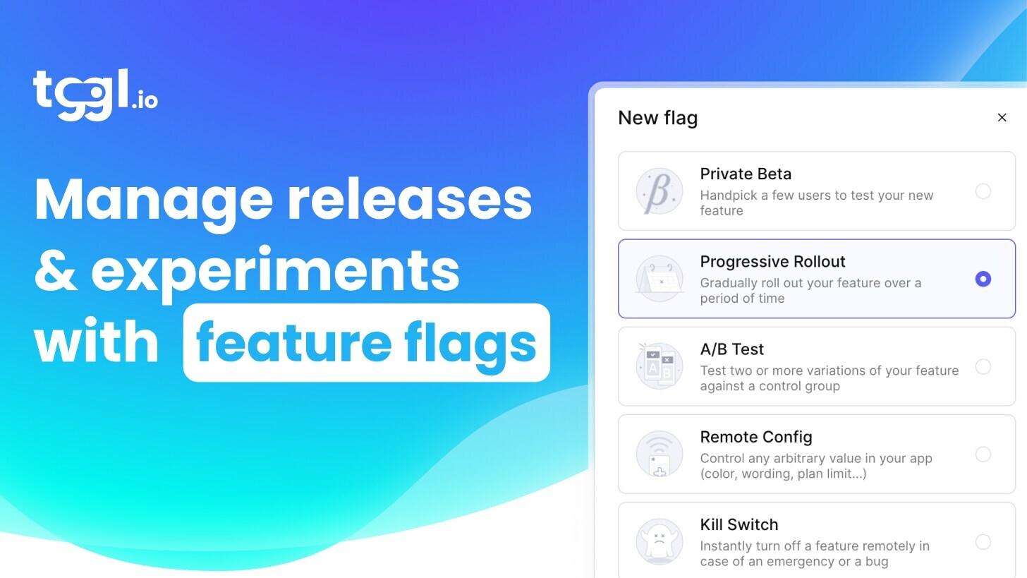 Tggl - Manage releases & experiments with feature flags