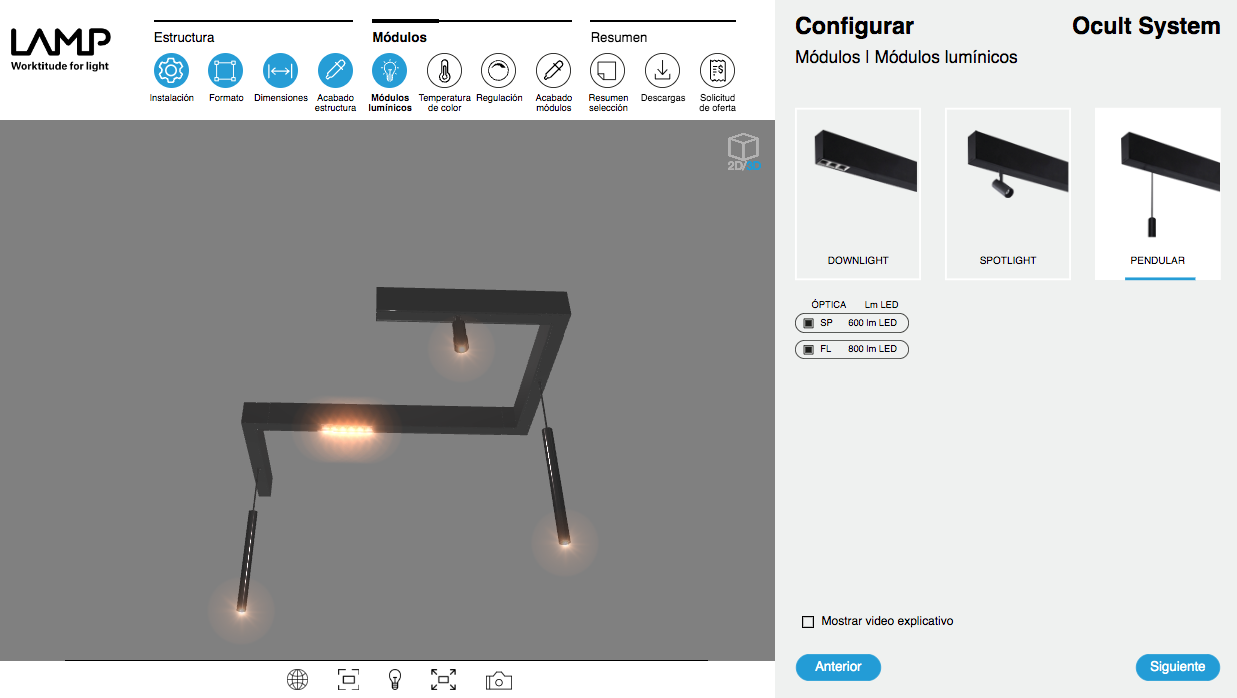 Configee - Configurador de Iluminación