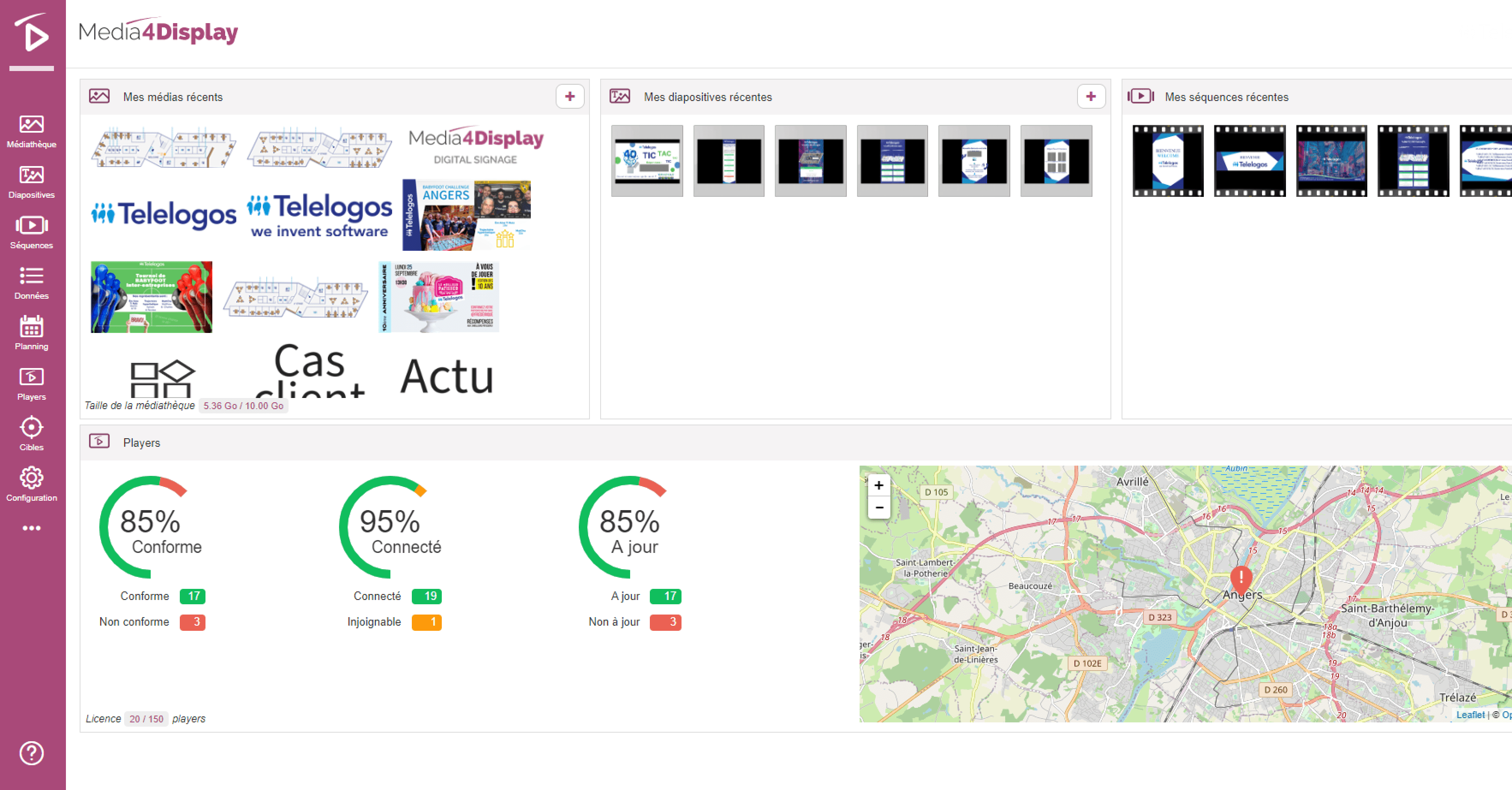 Media4Display - Consigue estadísticas