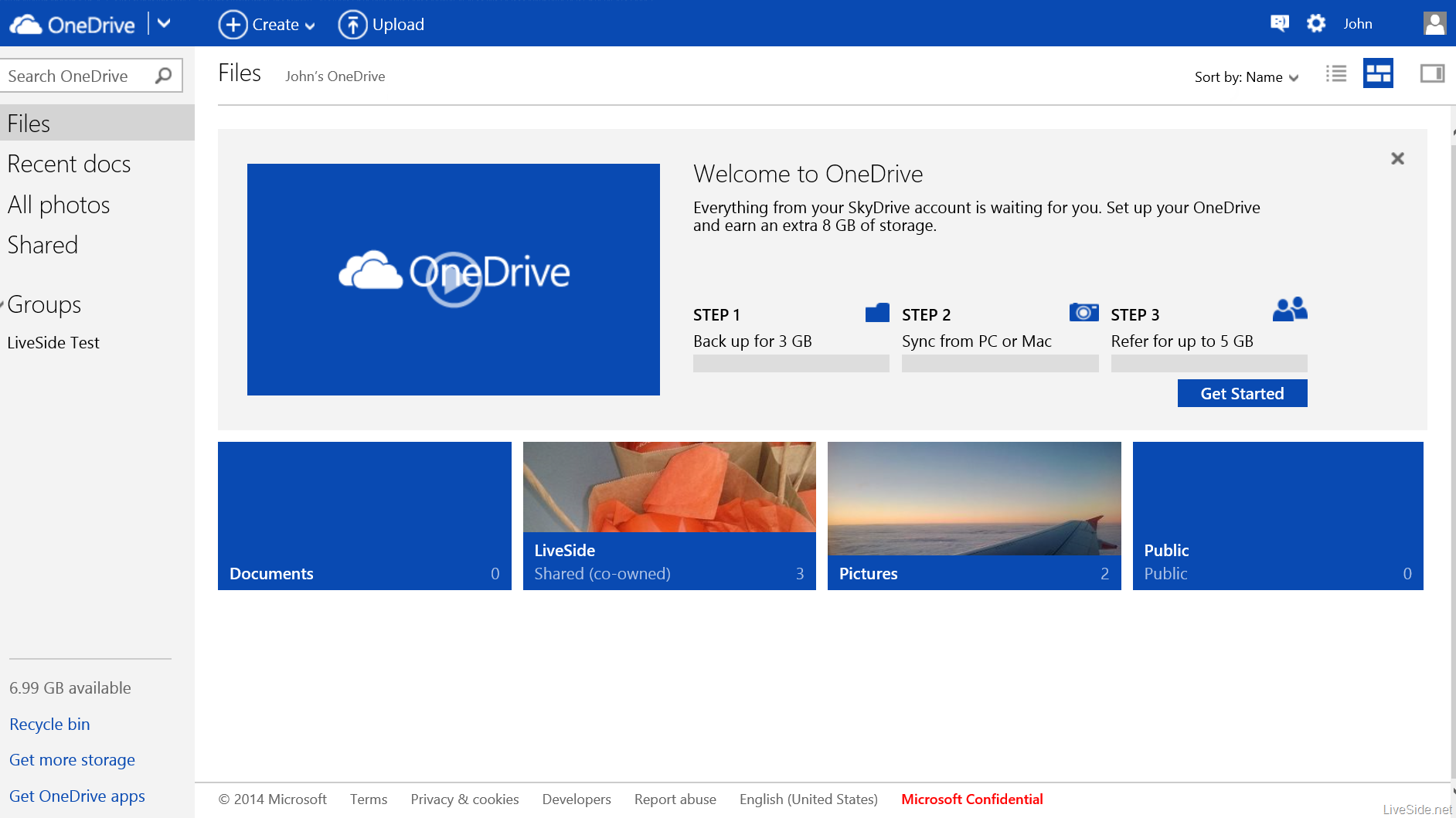 OneDrive - Microsoft Onedrive: Service Level Agreement (SLA), automatisches Backup, Backup NAS