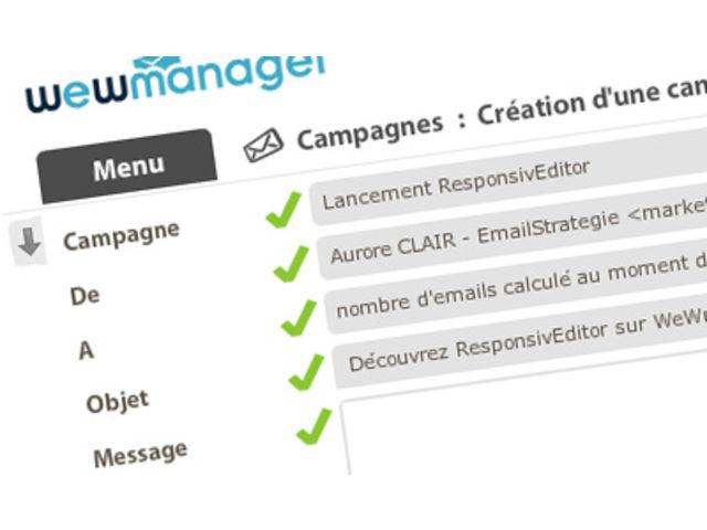 Opiniones wewmanager: Email and SMS marketing + data intelligence - Appvizer