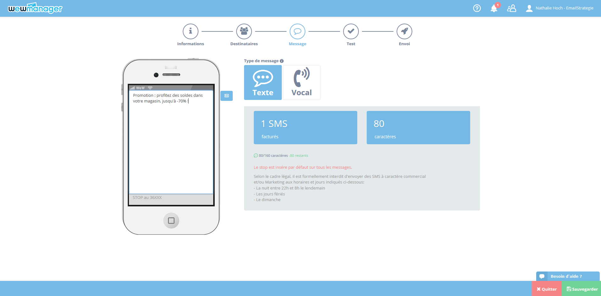 wewmanager - wewmanager: Campañas de SMS Gestión, general en tiempo real, texto SMS o de voz