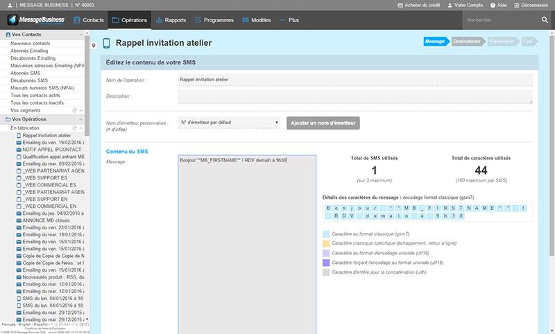 Sendethic - Post Business: Insurance against loss of data, Basic knowledge (tutorials, demos), Creating Emailings from RSS