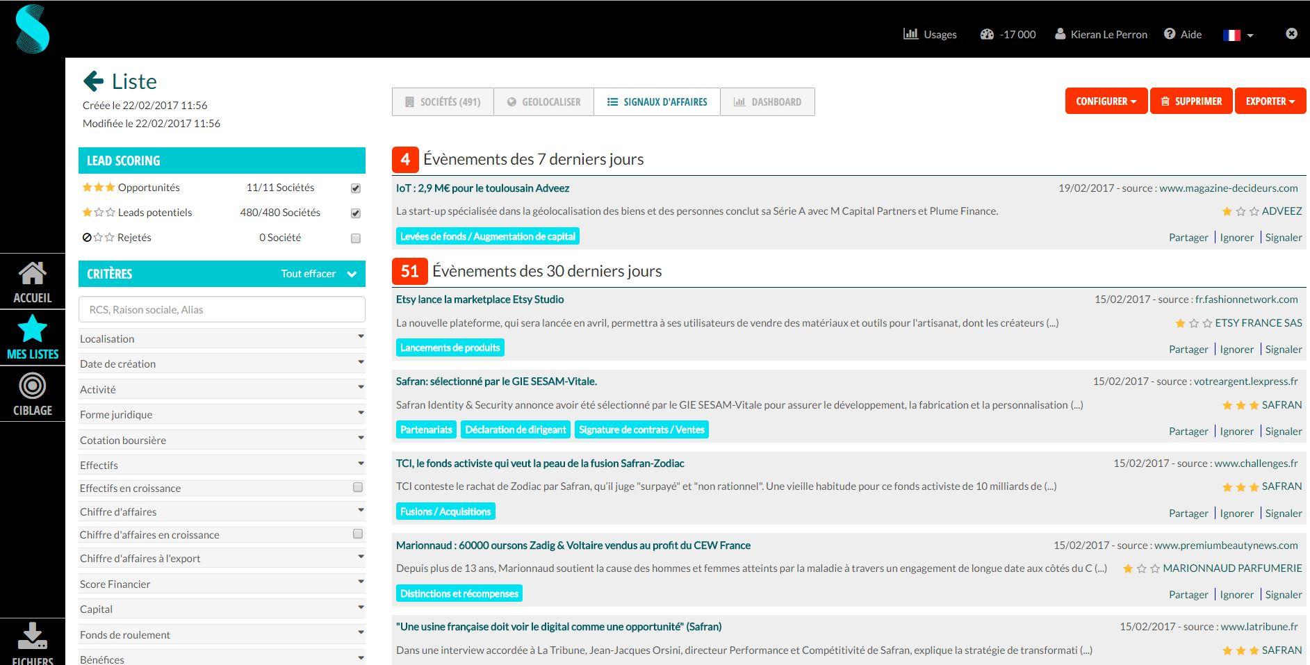 Sparklane - B2B-Ansatz Prospektion Schlaf und Datensammlung