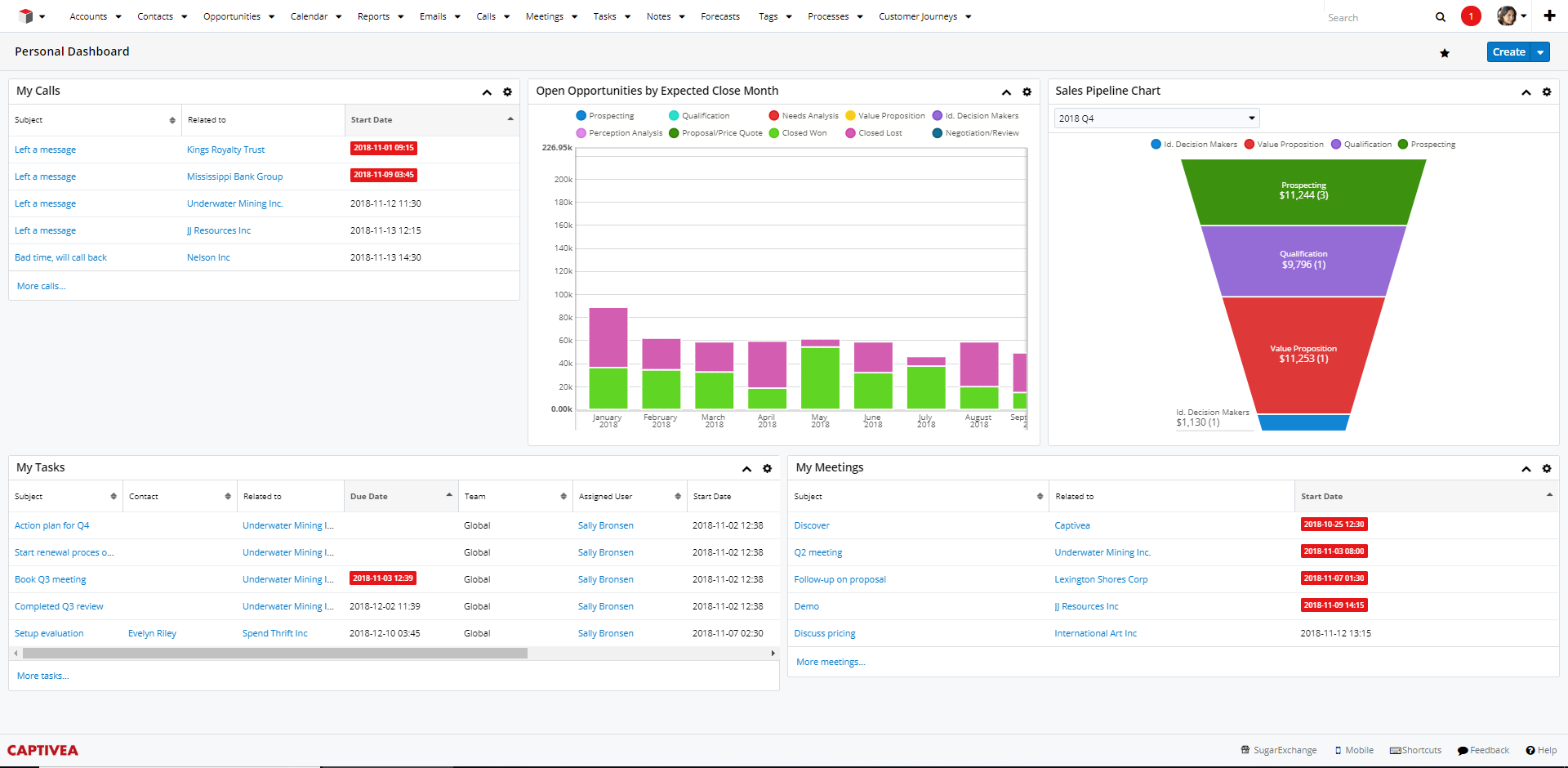 SugarCRM - Captura de tela 1