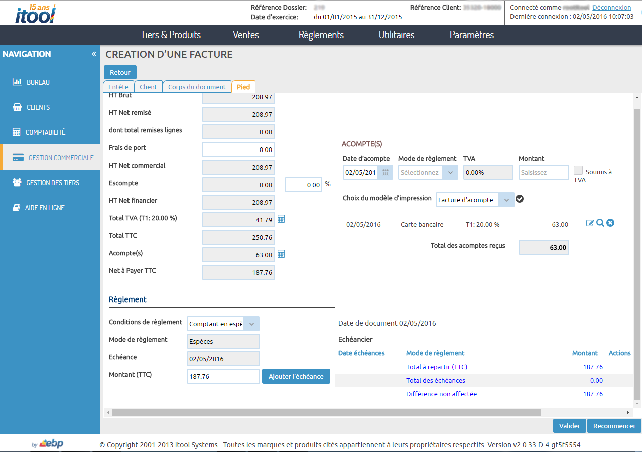 Itool Comptabilité - Screenshot 3