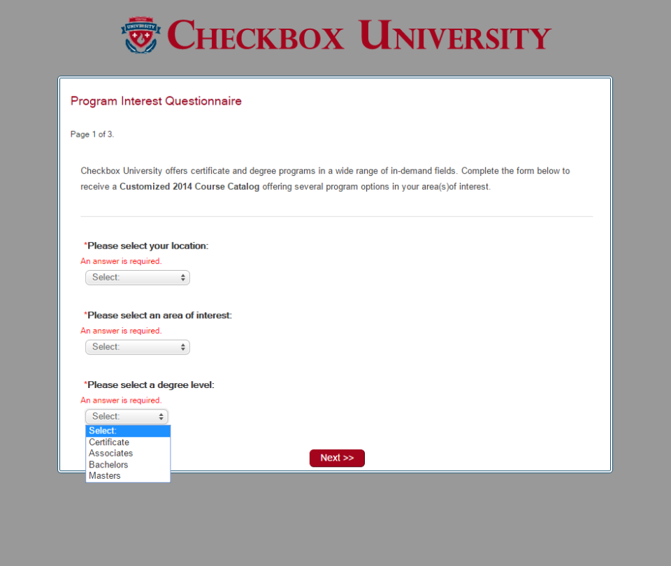 Checkbox Survey - Encuesta casilla de verificación-pantalla-1