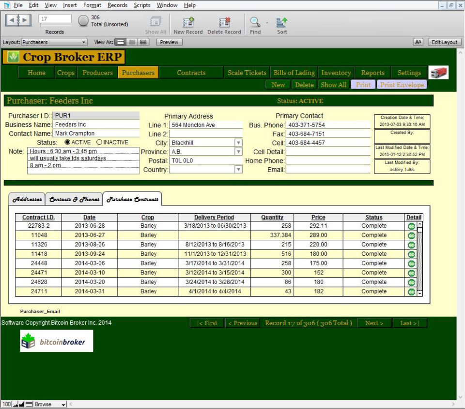 Crop Broker ERP - Broker Crop ERP-pantalla-2