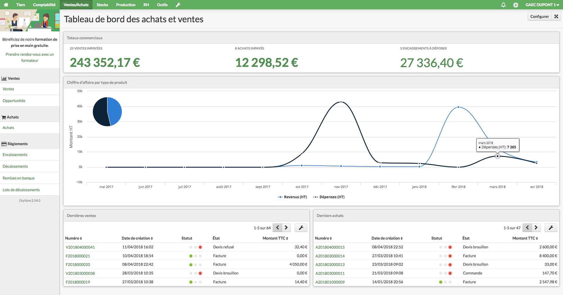 Ekylibre - Screenshot 1