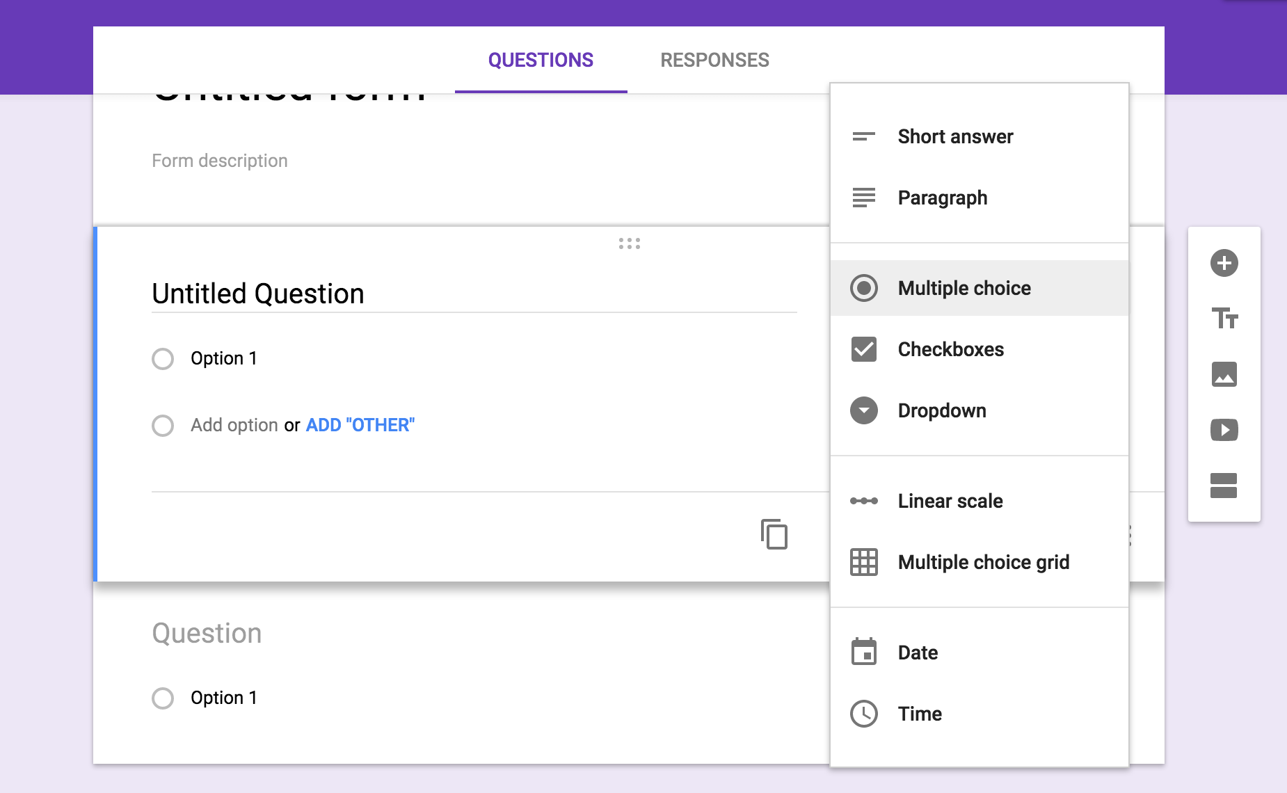 Google Forms - Formas interfaz de Google